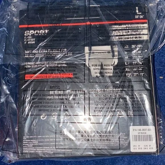 NWT-Hollister Men’s Sport Boxer Brief 3-Pack (Cherry Blossom Collection & Print) - Picture 4 of 6